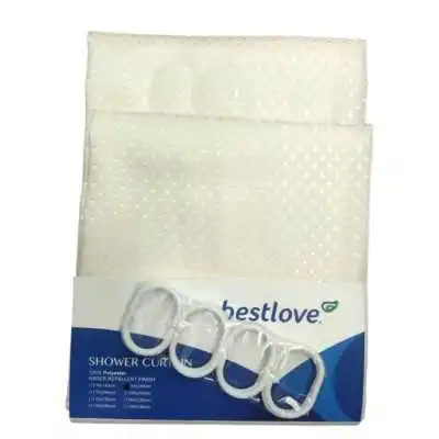 RIDEAU DE DOUCHE UNI 180*180CM BESTLOVE  - 2