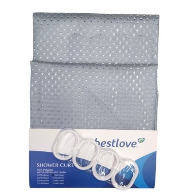 copy of RIDEAU DE DOUCHE 180*200CM POLYESTER BLEU RAYEN  - 1