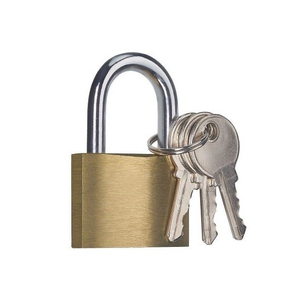 CADENAS À CLÉ EN LAITON 20MM BRICOLA