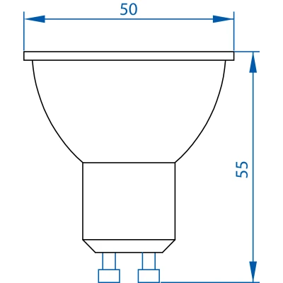 LAMPE SPOT MR16 5W GU10 LUMIÈRE DORÉE FAWANIS FAWANIS - 2