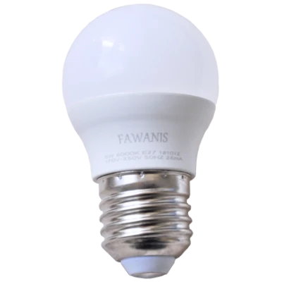 LAMPE LED SHÉRIQUE 5W E27 LUMIÉRE BLANCHE FAWANIS FAWANIS - 1