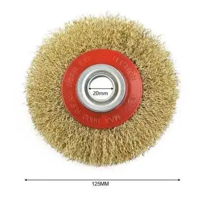 BROSSE MÉTALLIQUE RONDE Ø125MM - 3