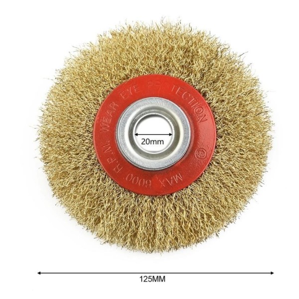 BROSSE MÉTALLIQUE RONDE Ø125MM