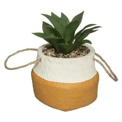 PLANTE ARTIFICIELLE "HACI" ,POT EN CIMENT ATMOSPHERA ATMOSPHERA - 3