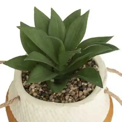 PLANTE ARTIFICIELLE "HACI" ,POT EN CIMENT ATMOSPHERA ATMOSPHERA - 6