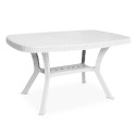 TABLE RECTANGULAIRE HARMONY 136,7 X 81,7 BLANC SOTUFAB PLAST SOTUFAB PLAST - 1