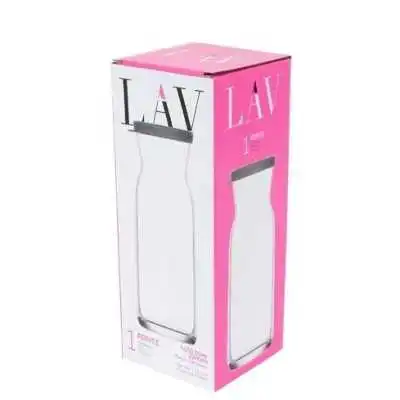 CARAFE EN VERRE FONTE 700 ML AVEC COUVERCLE EN SILICONE LAV LAV - 6