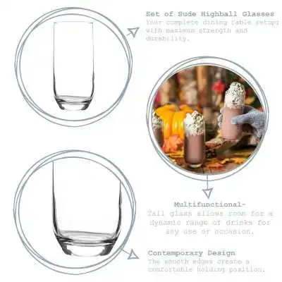 LOT DE 6 VERRES SUDE 315ML LAV LAV - 7