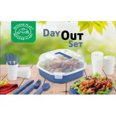 ENSEMBLE DE 31 PIÈCES DE PICNIC SOTUFAB PAST SOTUFAB PLAST - 5 ENSEMBLE DE 31 PIÈCES DE PICNIC SOTUFAB PAST SOTUFAB PLAST - 5