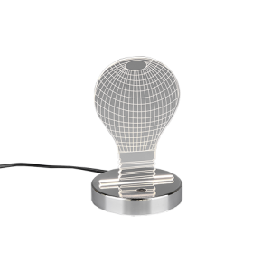 LAMPE DE TABLE AMPOULE INCLU 3.2W RGBW-LED REALITY  - 1