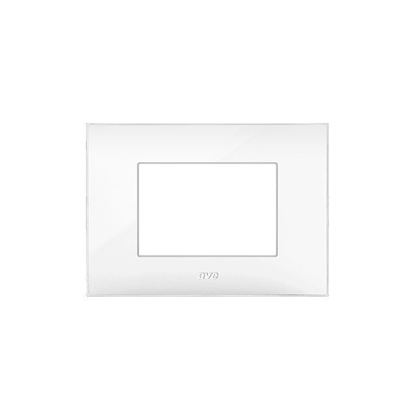 PLAQUE RECTANGULAIRE YOUNG 44 BLANC 3 MODULES SOMEF