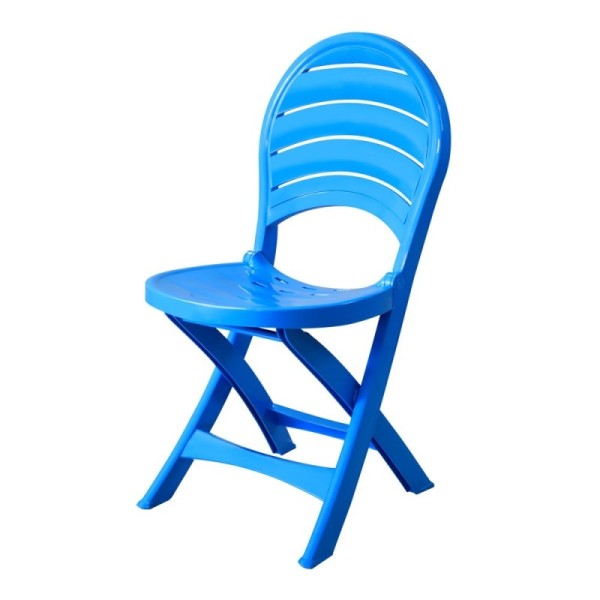 CHAISE PLIANTE DESIREE BLEU SOTUFAB PLAST