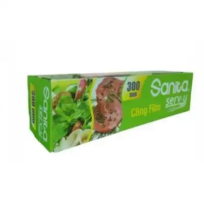 ROULEAU FILM TRANSPARENT ALIMENTAIRE 200M*30CM SANITA SANITA - 1