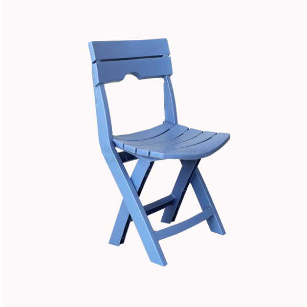 CHAISE PLIANTE BLEU GRIS RUSPINA SOTUFAB PLAST