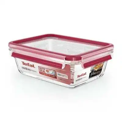 BOITE ALIMENTAIRE RECTANGULAIRE EN VERRE MASTERSEAL 1.3L TEFAL TEFAL - 1
