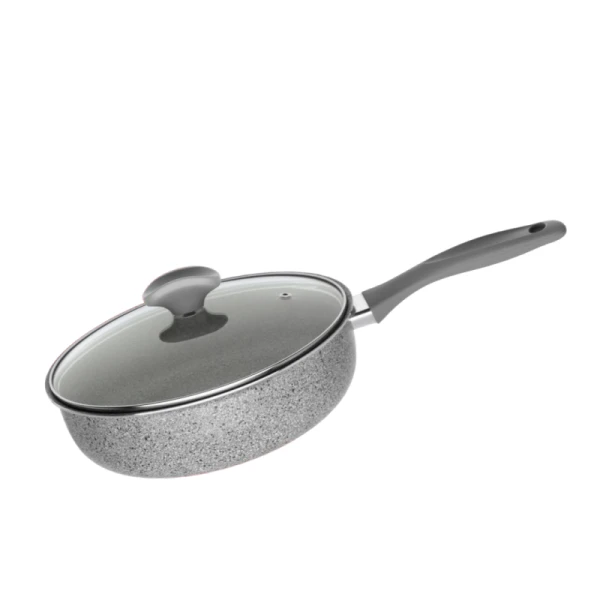 SAUTEUSE Ø18CM AVEC COUVERCLE GRANITE WINOX