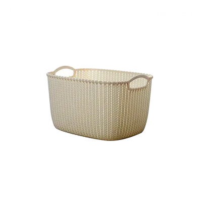 PANIER À LINGE TRESSÉ EN PLASTIQUE SOFPINCE SOFPINCE - 2