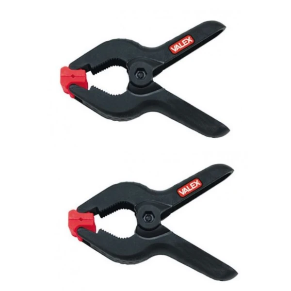 LOT DE 2 PINCES DE SERRAGE À RESSORT VALEX