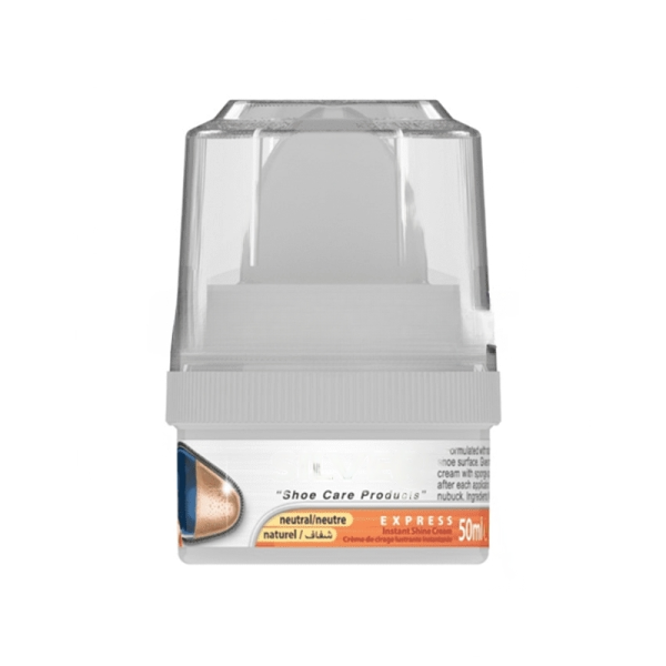 CIRAGE CRÈME NEUTRE  AVEC ÉPONGE 50ML SILVER