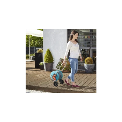 DÉVIDOIR POUR TUYAU D'ARROSAGE 40M SUR ROUES CLEVEROLL S GARDENA GARDENA - 4