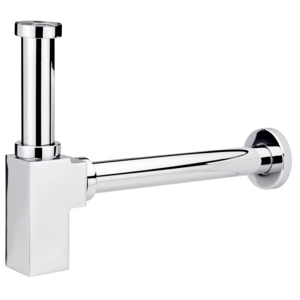 SIPHON LAVABO CARRÉ CHROMÉ SOPAL