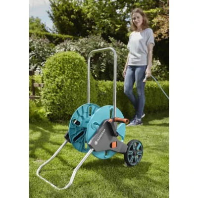 DÉVIDOIR POUR TUYAU D'ARROSAGE SUR ROUES 60M CLEVEROLLM GARDENA GARDENA - 3