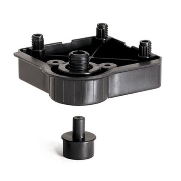 BASE CARRÉE POUR PIEDS DE MEUBLE NOIR