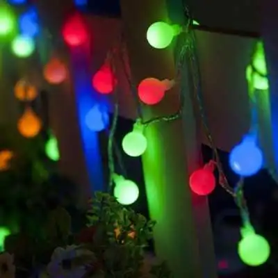 GUIRLANDE LUMINEUSE LED BOULE 10M 220V OPAL RGB EKOLED EKOLED - 3 GUIRLANDE LUMINEUSE LED BOULE 10M 220V OPAL RGB EKOLED EKOLED - 3