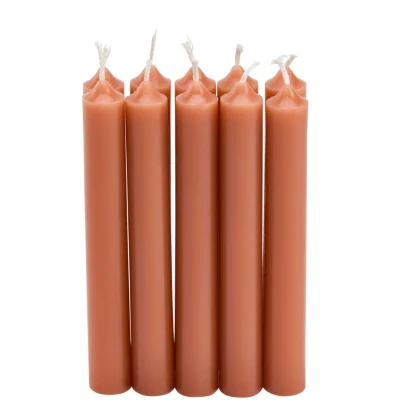 LOT DE 10 BOUGIE BÂTON HAUTEUR 16CM ORANGE ATMOSPHERA ATMOSPHERA - 2