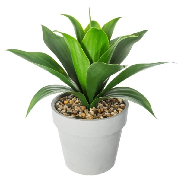 ALOE VERA ARTIFICIEL H34CM POT EN PAPIER ATMOSPHERA