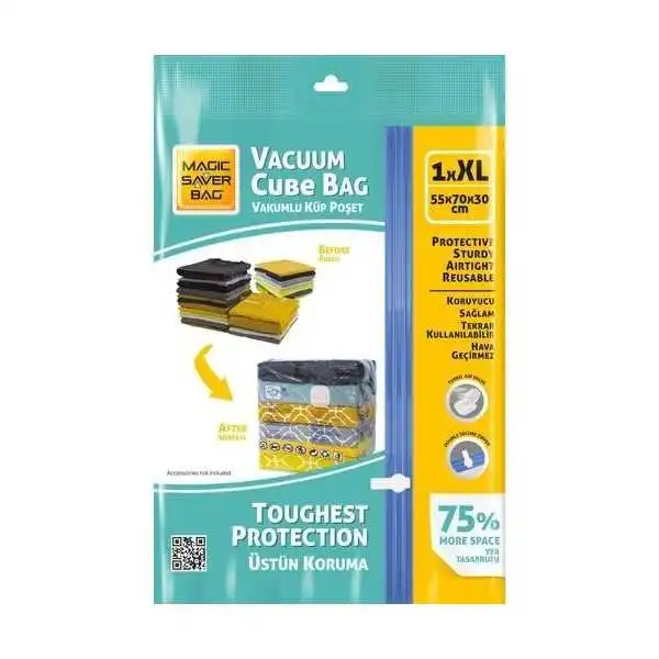 SAC DE RANGEMENT SOUS VIDE TAILLE XL 55X70X30CM MAGIC SAVER BAG