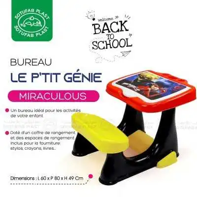 BUREAU LE PETIT GÉNIE MIRACULOUS SOTUFAB PLAST SOTUFAB PLAST - 3