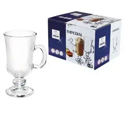 ENSEMBLE DE 6 TASSES À CAFÉ IRLANDAIS 23CL AZUR - 1