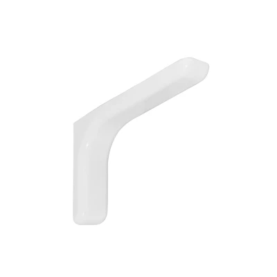 LOT DE 2 SUPPORTS D'ÉTAGÈRE 12CM BLANC LEONARDO BOLIS ITALIA  - 2