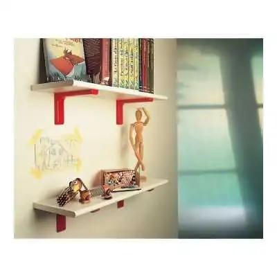 LOT DE 2 SUPPORTS D'ÉTAGÈRE 12CM NOIR LEONARDO BOLIS ITALIA  - 3