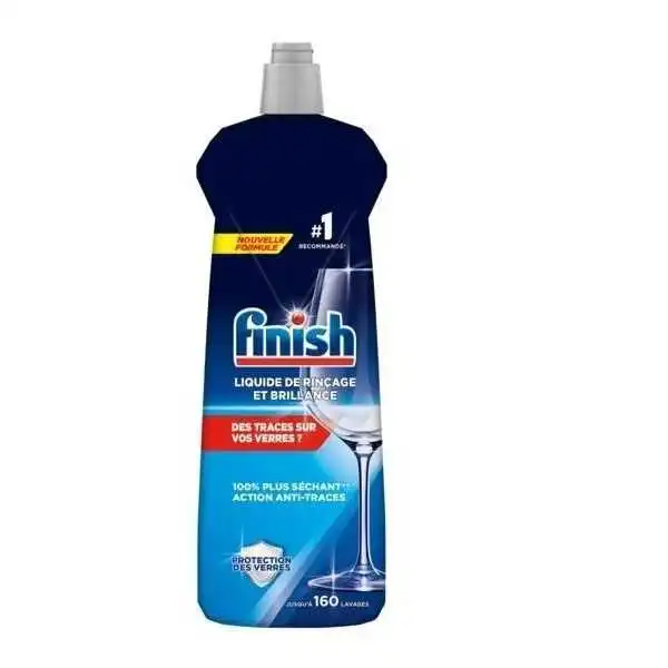 LIQUIDE DE RINÇAGE ET BRILLANCE POUR LAVE-VAISSELLE 800ML FINISH