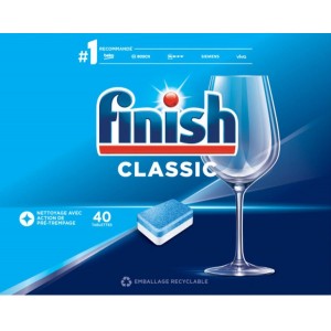 PACK DE 40 TABLETTES LAVE-VAISSELLE CLASSIC FINISH FINISH - 1