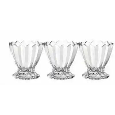 LOT DE 3 COUPES NILE 180ML AZUR GLASS - 1