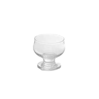 LOT DE 3 COUPES À GLACE EN VERRE ELEGANCE 278ML  - 2