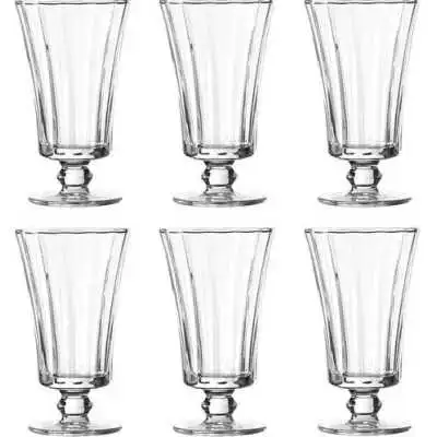 LOT DE 6 PETITS VERRES À PIED DIAMOND 130 ML PASABAHCE pasabahce - 1