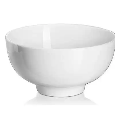 BOL EN PORCELAINE Ø 8CM EN BLANC - 1