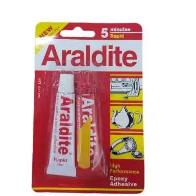 COLLE ÉPOXY ADHÉSIVE 5 MIN 2*17ML ARALDITE - 1