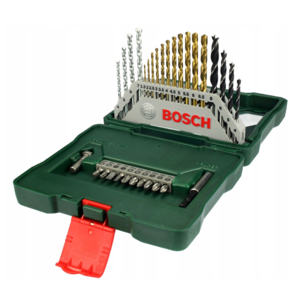 COFFRET DE 30 MECHES ET EMBOUTS DE VISSAGE BOSCH