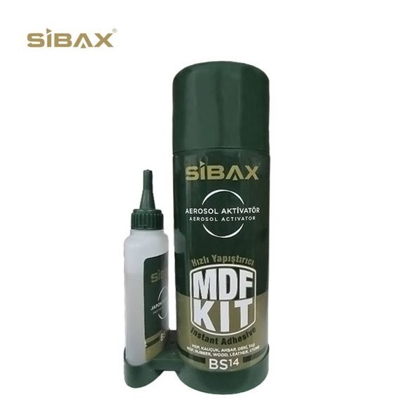 ADHÉSIF RAPIDE 400ML AVEC ACTIVATEUR 100GR SIBAX