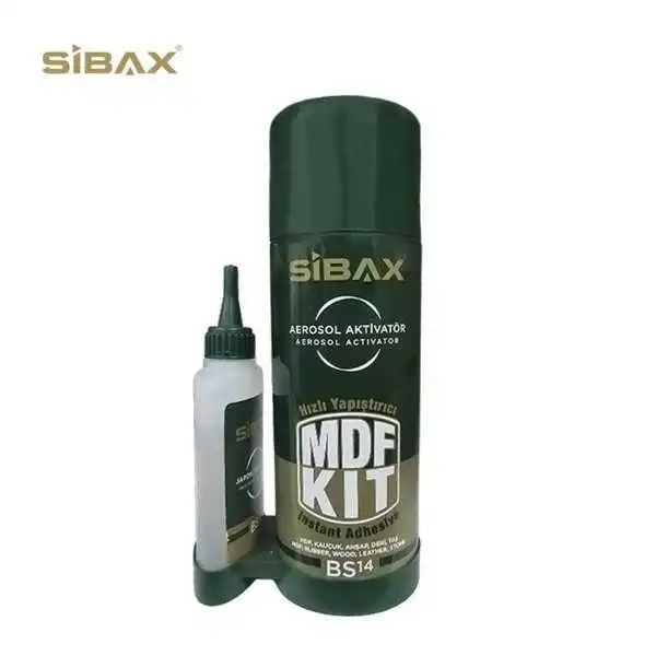 ADHÉSIF RAPIDE 400ML AVEC ACTIVATEUR 100GR SIBAX