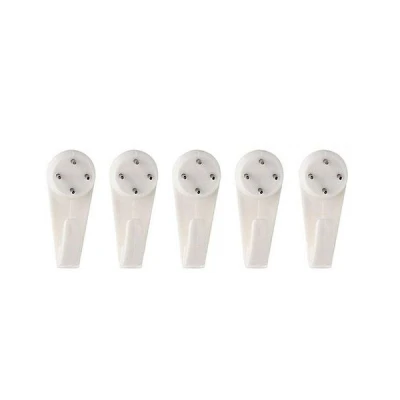 LOT DE 5 CROCHETS SPÉCIAL BÉTON 4CM BRICOLA BRICOLA - 1