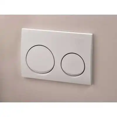 PLAQUE DE DÉCLENCHEMENT ALPHA20 BLANC GEBERIT GEBERIT - 1