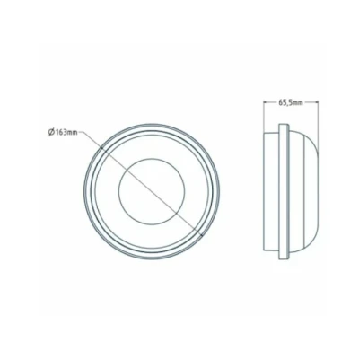 PLAFONNIER LED EXTERIEUR IP65 ROND NOIR 15W HOROZ ELECTRIC HOROZ ELECTRIC - 2