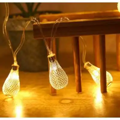 GUIRLAND LUMINEUSE LED MOTIF ANANAS LUMIÈRE JAUNE 4M EKOLED EKOLED - 1