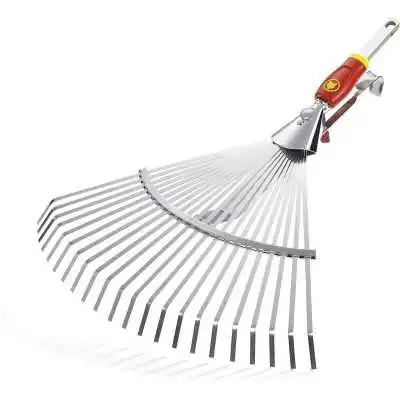 BALAI À GAZON RÉGLABLE 36 À 58 CM 22 DENTS PLATES MULTI-STAR -UCM WOLF WOLF - 1